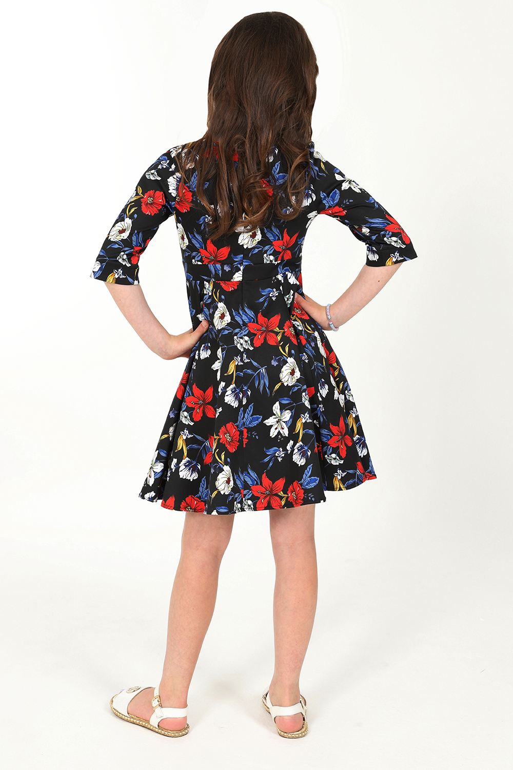 Milly Floral Swing Dress in Kids